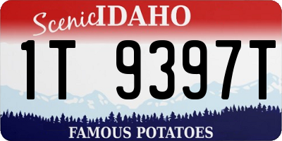 ID license plate 1T9397T
