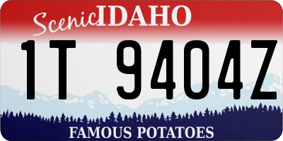 ID license plate 1T9404Z
