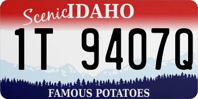 ID license plate 1T9407Q