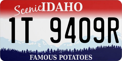 ID license plate 1T9409R