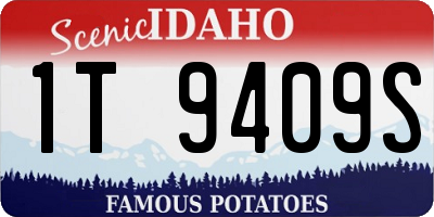 ID license plate 1T9409S