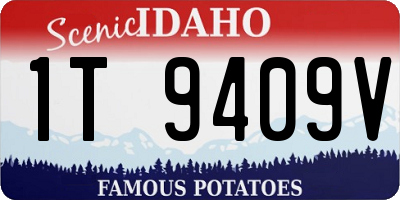 ID license plate 1T9409V