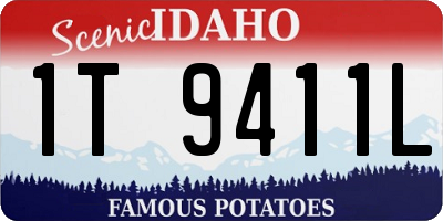 ID license plate 1T9411L