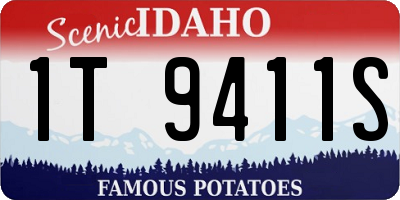 ID license plate 1T9411S