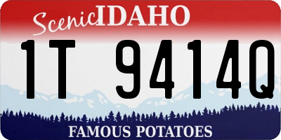 ID license plate 1T9414Q