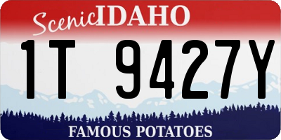 ID license plate 1T9427Y