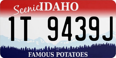 ID license plate 1T9439J