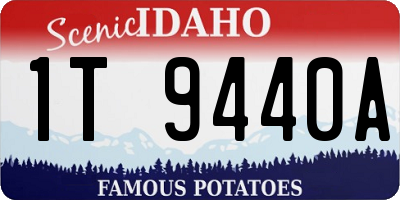 ID license plate 1T9440A
