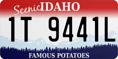 ID license plate 1T9441L