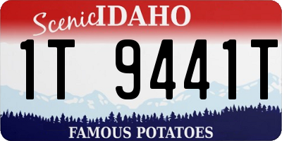 ID license plate 1T9441T