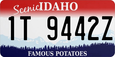 ID license plate 1T9442Z