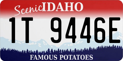 ID license plate 1T9446E