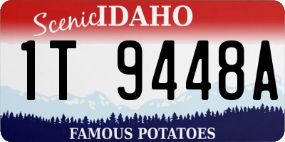 ID license plate 1T9448A