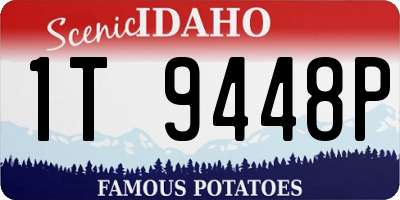 ID license plate 1T9448P