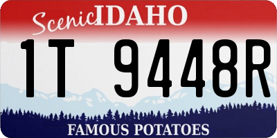 ID license plate 1T9448R
