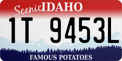 ID license plate 1T9453L