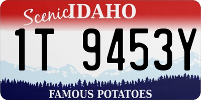 ID license plate 1T9453Y