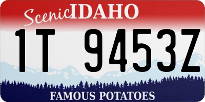 ID license plate 1T9453Z