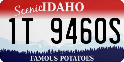ID license plate 1T9460S