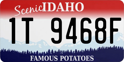 ID license plate 1T9468F