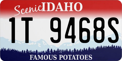 ID license plate 1T9468S