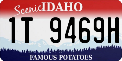 ID license plate 1T9469H