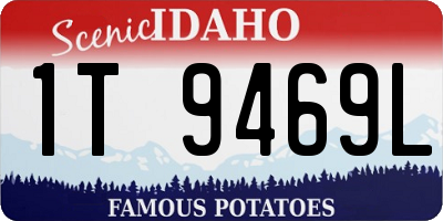 ID license plate 1T9469L