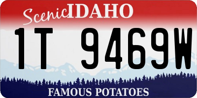 ID license plate 1T9469W