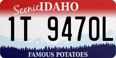 ID license plate 1T9470L