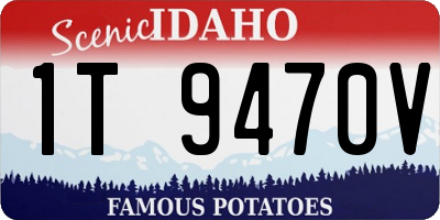 ID license plate 1T9470V