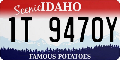 ID license plate 1T9470Y