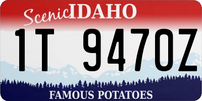 ID license plate 1T9470Z