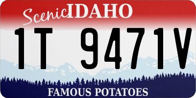 ID license plate 1T9471V