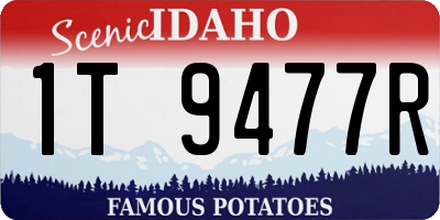 ID license plate 1T9477R