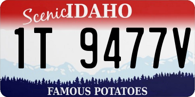 ID license plate 1T9477V