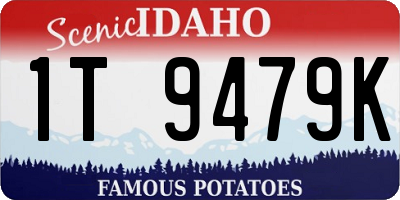 ID license plate 1T9479K
