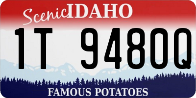 ID license plate 1T9480Q