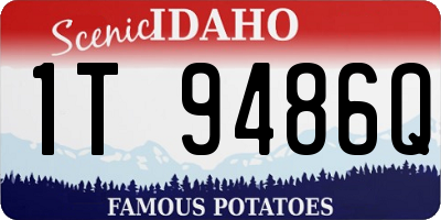 ID license plate 1T9486Q