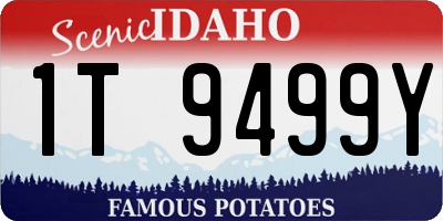 ID license plate 1T9499Y