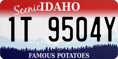 ID license plate 1T9504Y