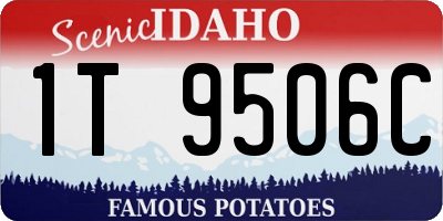 ID license plate 1T9506C