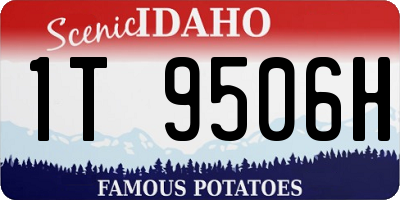 ID license plate 1T9506H
