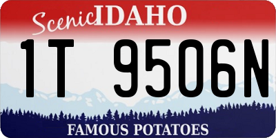 ID license plate 1T9506N