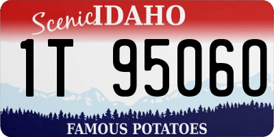 ID license plate 1T9506O