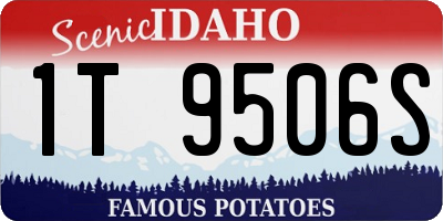 ID license plate 1T9506S