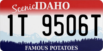 ID license plate 1T9506T