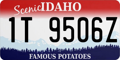ID license plate 1T9506Z