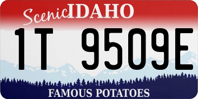 ID license plate 1T9509E