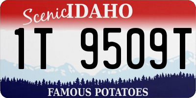 ID license plate 1T9509T