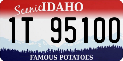 ID license plate 1T9510O